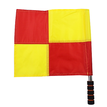 Football Side Referee Banner Athletics Competitions Hering Flags Football Refereeing Supplies Red Yellow Card Pick Side Instrumental Suit Side Cut