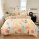 High-end fresh and fresh丨Skin-friendly fiber four-piece set, thickened dormitory three-piece set, bed sheets, quilt cover, bedding-9