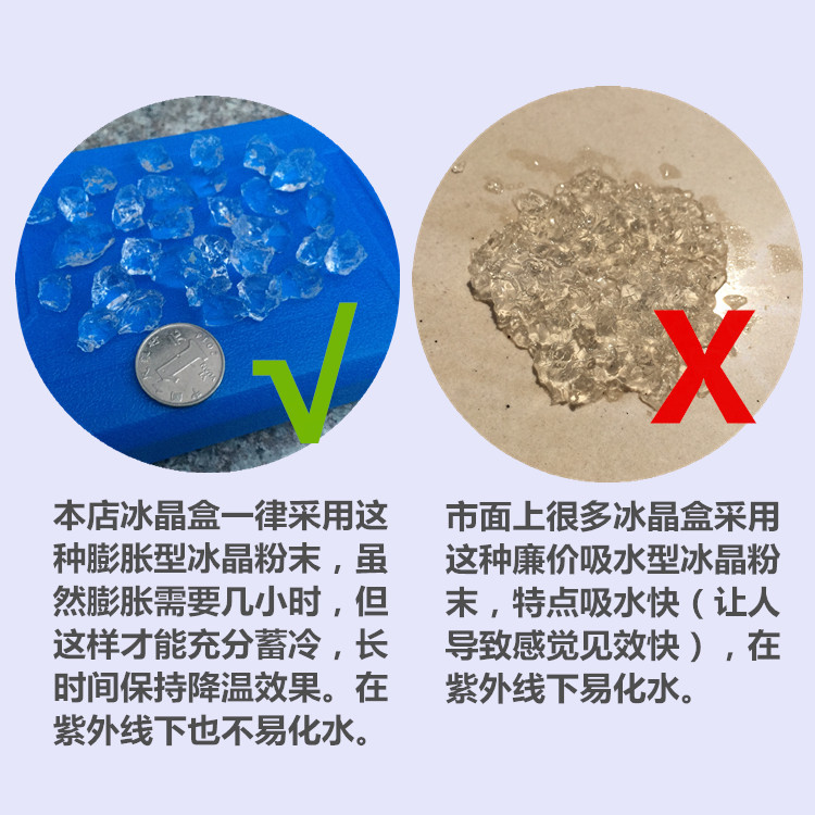 夏日救星！空调扇冰晶盒冷风机，冰爽一夏，快递冷冻专用，反复使用冰袋，蓝冰盒冰板清凉神器！-冰包-淘宝好物网