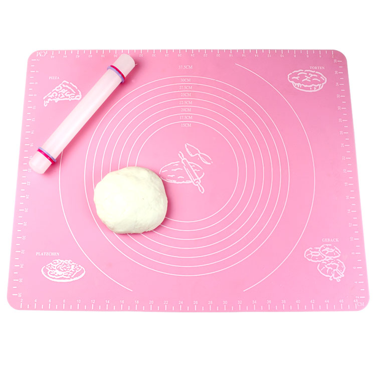 Silicone kneading mat Household food grade non-slip chopping board High temperature thickened and mat Kitchen baking king size