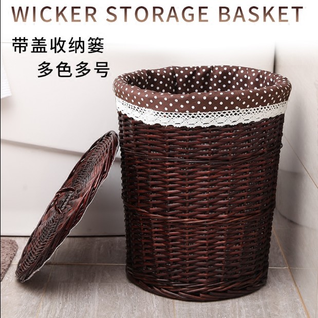 Fuji basket dirty clothes basket dirty clothes cover basket laundry basket cover knitting basket large household