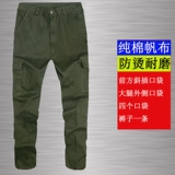 Износостойкие хлопковые штаны для работы, защита от ожогов