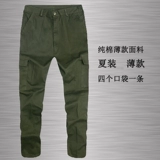 Износостойкие хлопковые штаны для работы, защита от ожогов