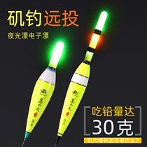 Japans imported collection of Dacheng Rocky Guns long-distance road slippery fishing big electronic luminous special silver carp bighead floating floating big