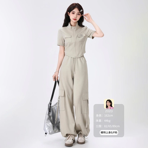 Штаны для отдыха, весенняя летняя одежда, летний комплект, подходит для подростков, короткий рукав