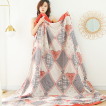 Cotton blanket single double cotton blanket summer gauze by summer quilt lunch break towel nap cover blanket