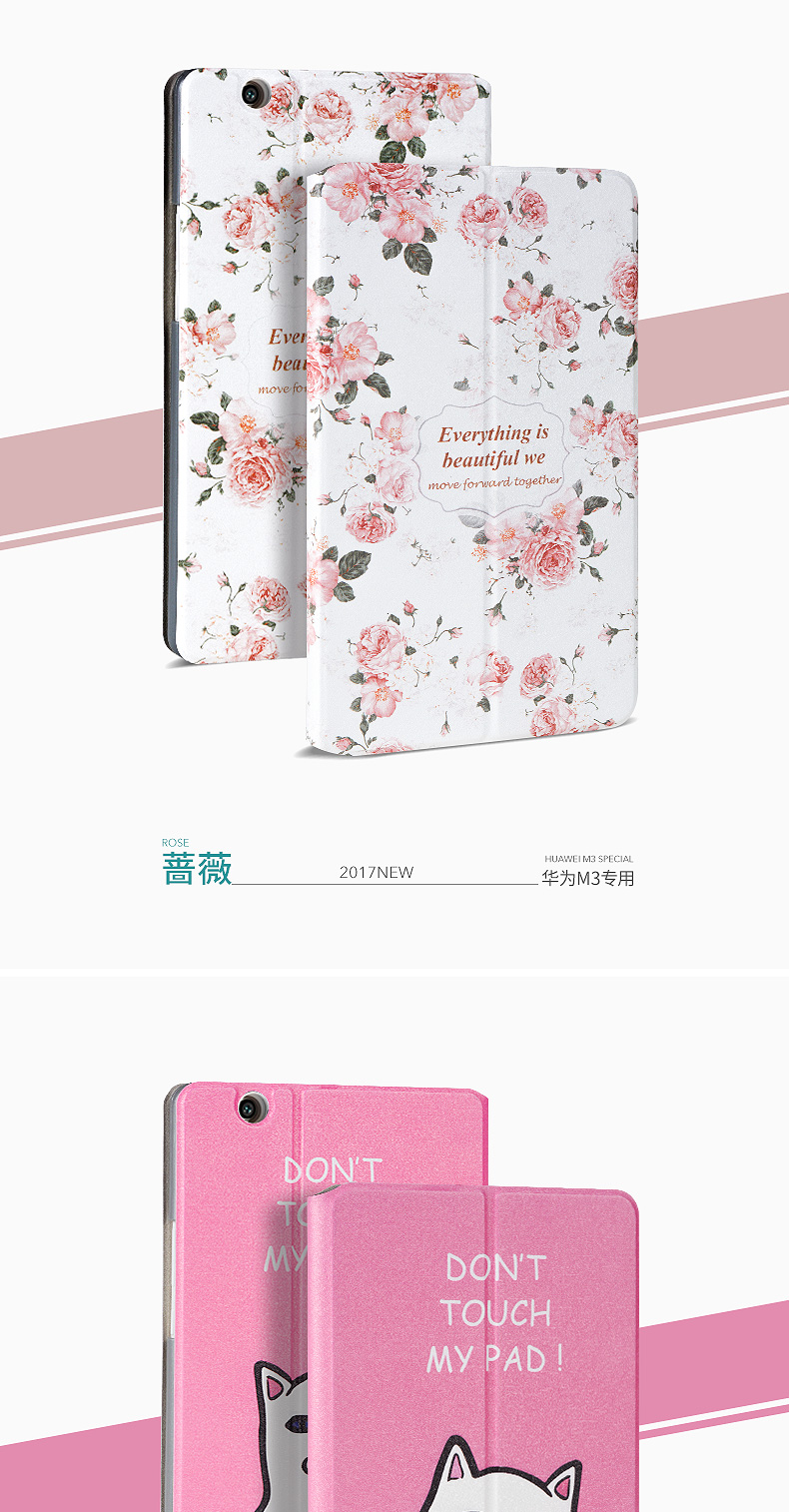 Huawei m3 nắp bảo vệ 8.4 inch tablet Huawei M3 bao da BTV-W09 / DL09 thả vỏ - Phụ kiện máy tính bảng ốp lưng máy tính bảng