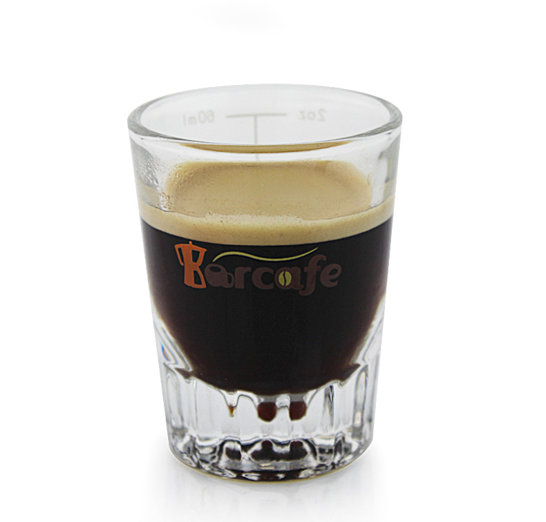 Cốc đong espresso đậm đặc oz cốc thủy tinh ounce ly ESPRESSO ly tốt nghiệp ly đo 60ml - Cà phê phin pha cafe