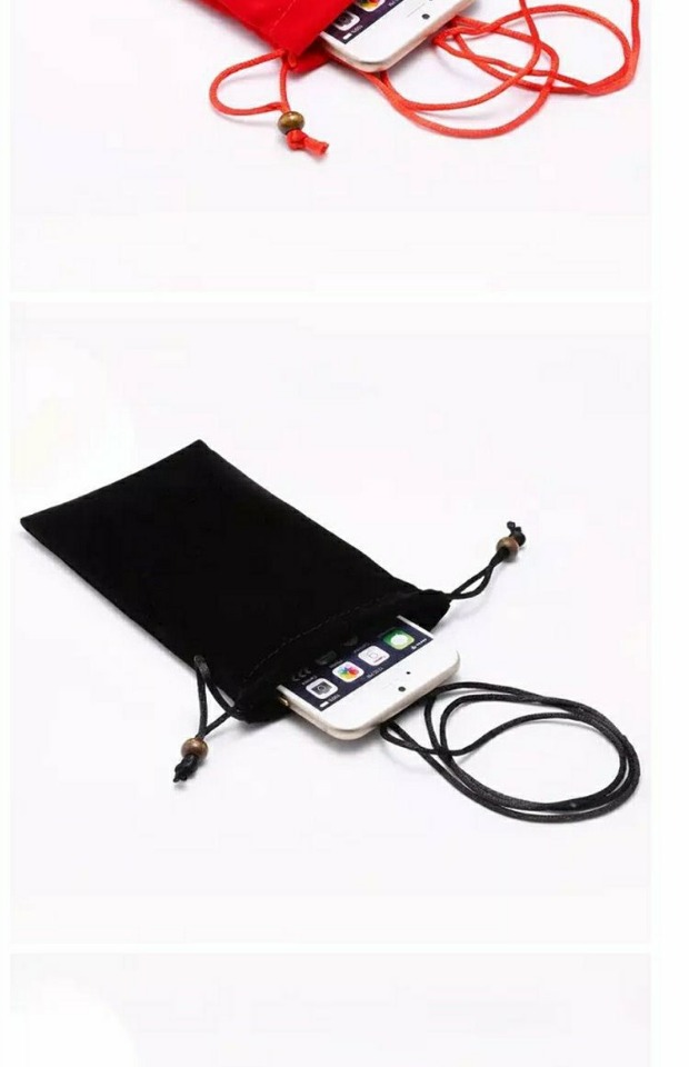Túi đựng điện thoại di động Apple 6SP X7Plus túi đựng điện thoại di động nova Huawei Mate9 túi vải bụi treo cổ tay túi đeo chéo nữ đi chơi