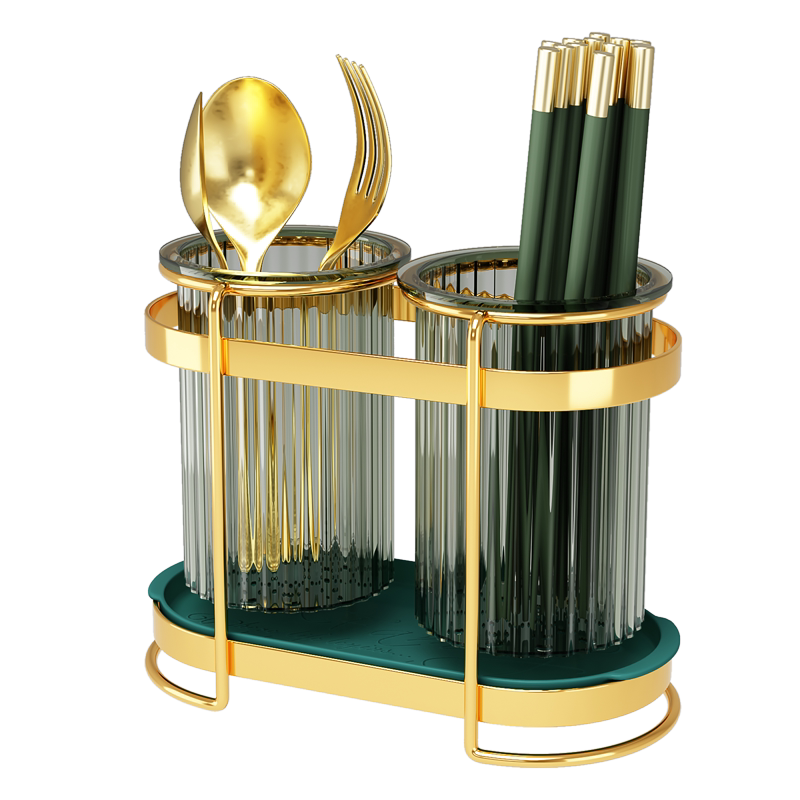 Good Housekeeper Light Luxury Style Double Chopstick Holder