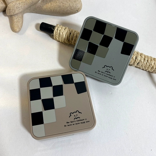 Брендовые шахматы, невидимые очки, двойная портативная коробка для хранения, в корейском стиле