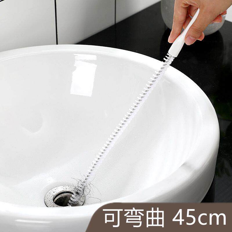 Sewer Hair Cleaning Theorizer Piping Dredge Sink Wash Basin Sink Anti-clogging Rod Through Water Pipe Small Tools