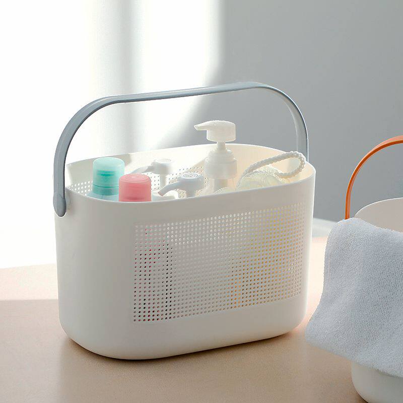 Bathroom Portable Bath Basket Dry Wet Separation Bath MAKEUP ROOM DEBRIS BASKET TOILETRY ITEMS CONTAINING BASKET BATHING BASKET
