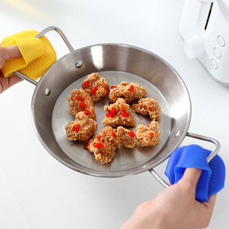 Heating silicone insulation clamping gloves housekitchen microwave oven with high temperature dish clip clip