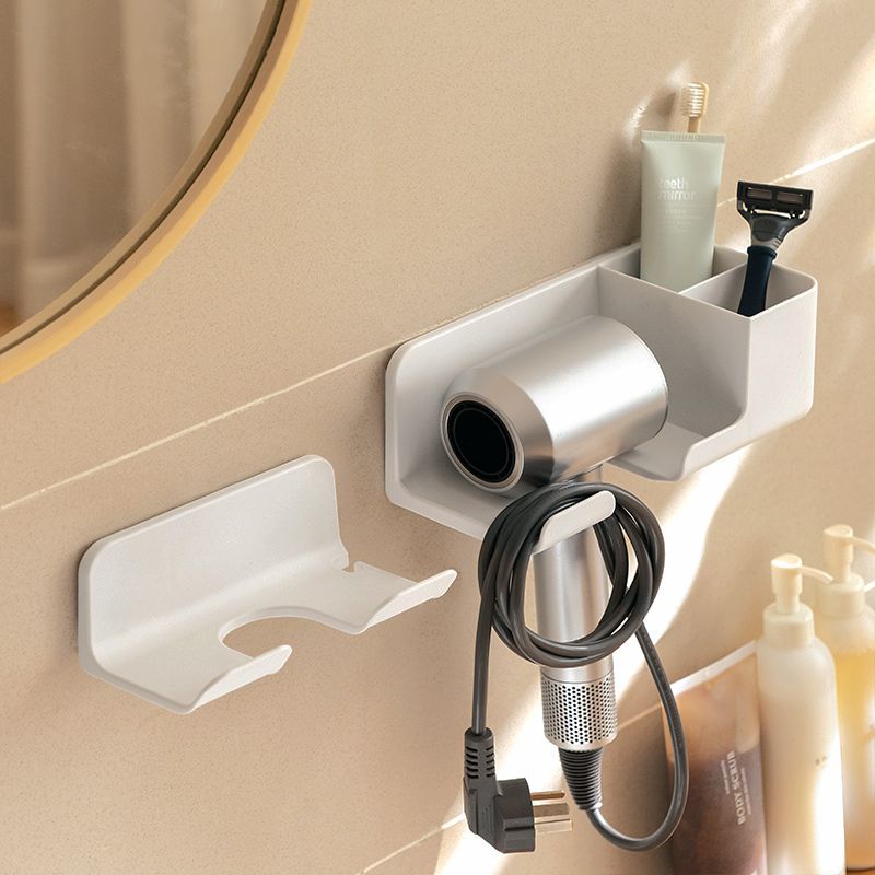 Hairdryer rack toilet with punch wall hanging hairdryer hanging bathroom wind dryer bracket general purpose shelf