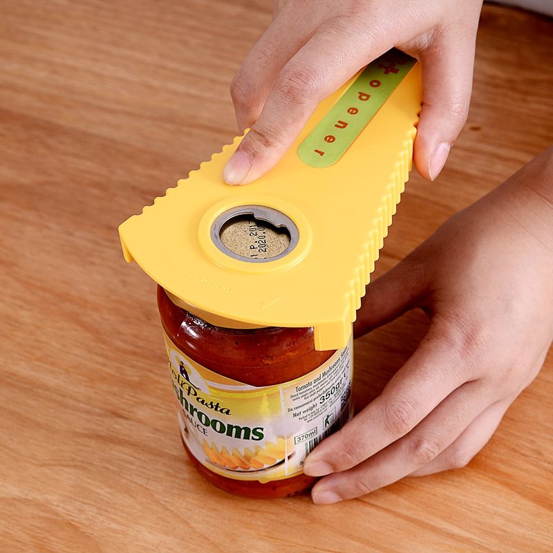 Household multi-function can opener anti-slip capper labor saving lid opener capper bottle opening artifact kitchen gadget