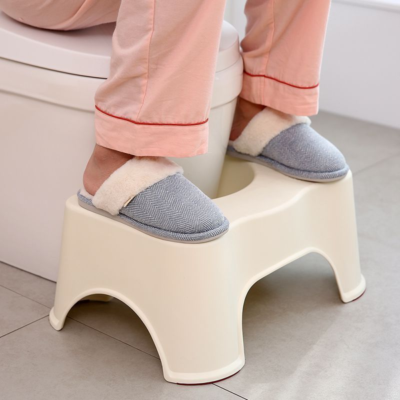 Thickened non-slip toilet pad footstool stool toilet adult squatting pit artifact squatting stool plastic toilet stool