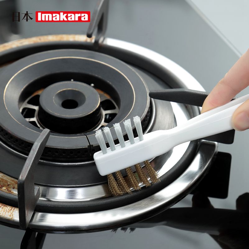 Japan gas stove brush gap brush kitchen supplies gas stove cleaning artifact range hood wire brush stove brush