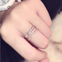South Korea East Gate Fashion European and American exquisite trend zircon diamond-studded temperament opening ring ring female Net Red