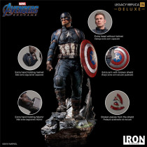 IRON STUDIOS Brazil factory Avenger 4 Captain America 1 4 statue mengbogk