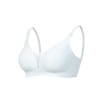 Lactation underwear anti-sagging and postpartum breastfeeding summer thin large code pregnant woman with special bra hood woman during pregnancy