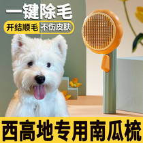 West Heights special comb small dog clean needle brush brush brush brush pet beauty opening artifact