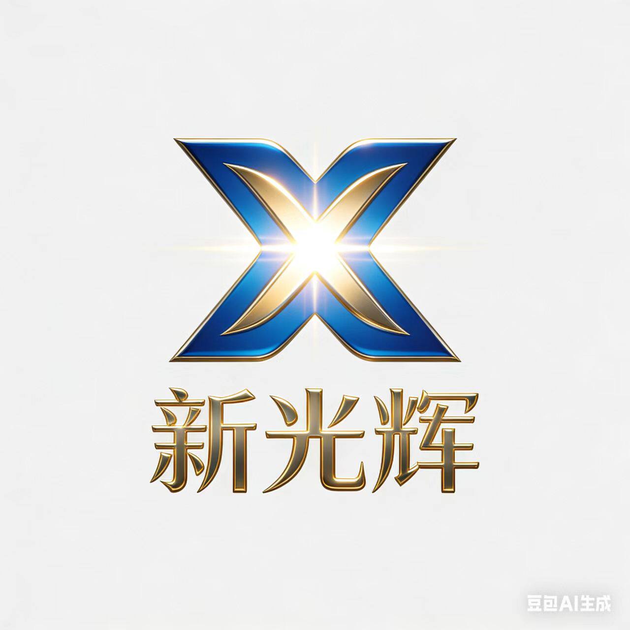 新光辉家具美容材料店的LOGO