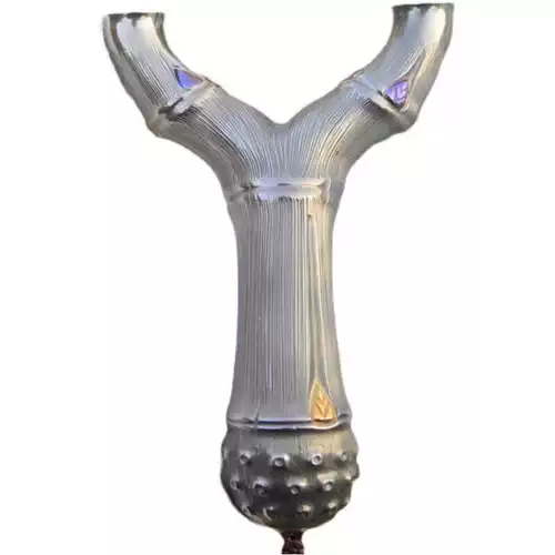 千发 Бамбуковая рогатка, металлический резной точный дорожный браслет ручной работы с плоскими резинками