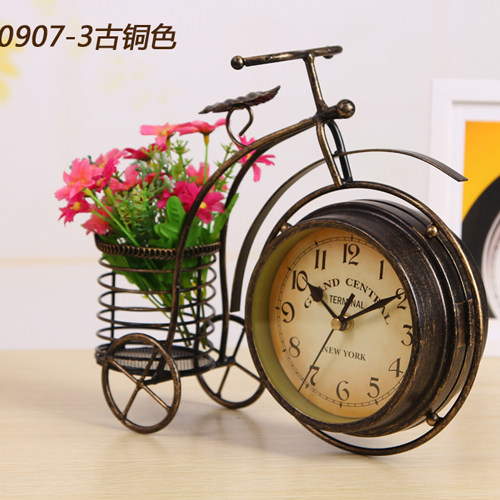 Eurostyle Mute seat bell bedroom Living room Living Room Iron and watch Iron Art Small Bell Desktop Bell Clock Clock Clock