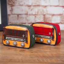 Retro Nostalgia Resin Radio Antique Model Creative Swing for Store Decorations display props crafts