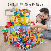 Large particle building blocks Assembly toys High educational power brain music girl boy series Children 3 years old 4 construction gifts