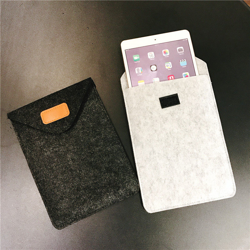 New ipad5 6 air2 protective sleeve pro9 7 liner bag mini3 thickened Mini 4 minimalist canvas anti-fall