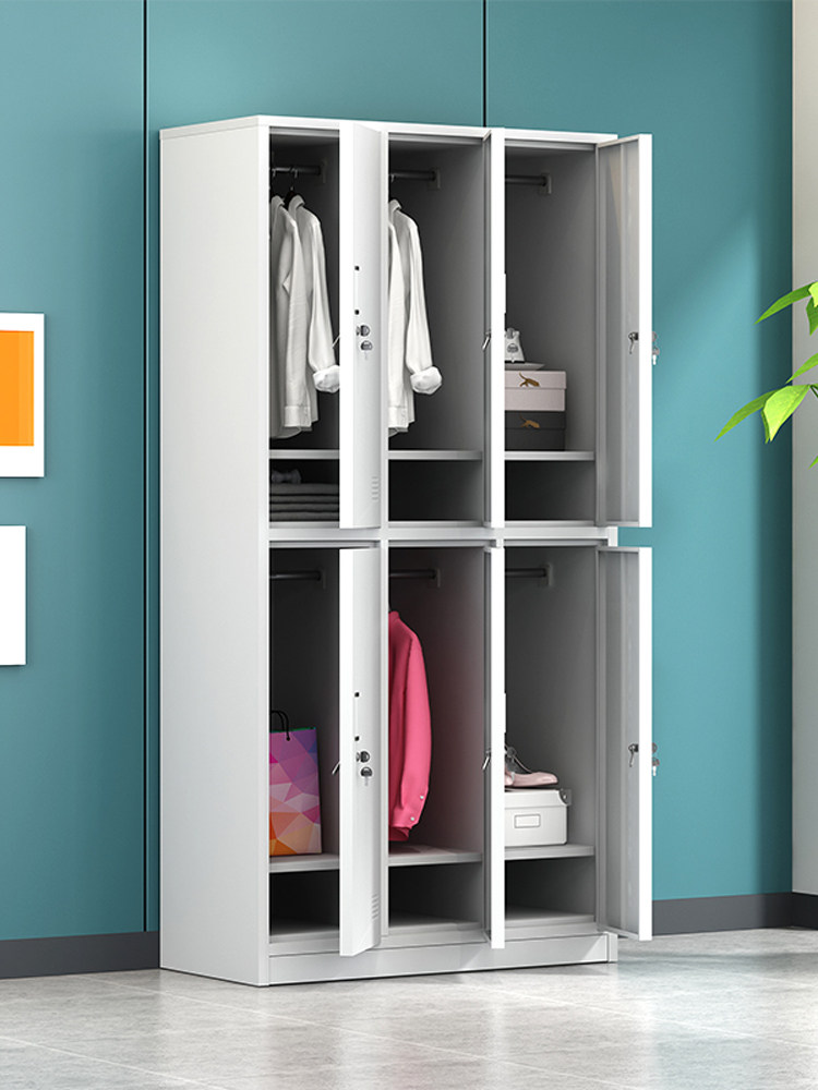 Hospital duty room Tin dressing cabinet Food factory workshop Multi-grid staff storage cabinet Patient dormitory interior cabinet