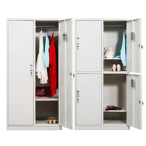  Chengdu installation-free steel six-door employee locker Student dormitory iron locker workshop multi-layer shoe cabinet