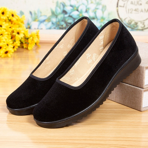 Слипоны, рабочая нескользящая износостойкая обувь для матери, мягкая подошва