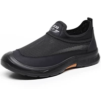 Властные черные мужские туфли в сетку M-513