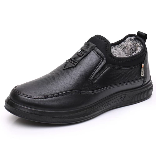 Демисезонные утепленные слипоны, удерживающие тепло туфли, обувь