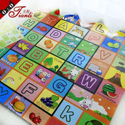 Tianli puzzle foam floor mat 60*60 cartoon letter stitching crawling mat thickened baby and children early education climbing mat