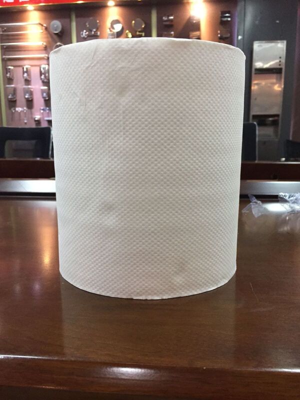 External Roll Hand Towel Paper, Oil-Absorbing Paper, Water-Absorbing Paper, Single Roll 1300g, Side-Pull Hotel Hand Towel Paper, Whole Box of 12 Rolls