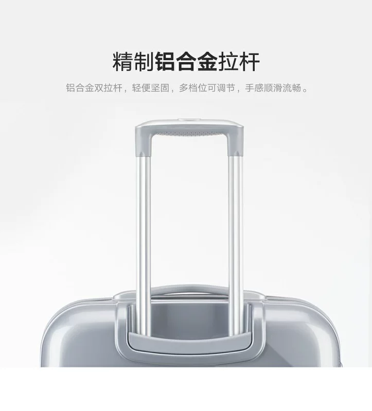 Mỹ du lịch mới xe đẩy trường hợp 20 inch 25 inch vali gương nam và nữ phổ quát hành lý bánh xe nam BI5 khung lên máy bay - Va li
