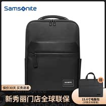 Samsonite Samsonite backpack flagship store official website with t0 business men 15 inch computer backpack