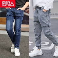 Однотонный деним для мальчиков + серая строчка.