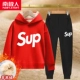 【【】 Red/Sup-черные брюки из ягненка