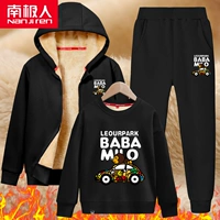 Черная овца кардиган/автомобиль Обезьяна K-Black Velvet Round Guard/Car Monkey Black Blousers/Car Monkey K