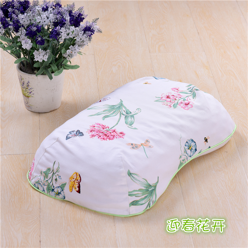 Bướm Cao su Gối Vỏ Lưỡi liềm Răng Gối Gối Thái Lan Trường hợp Bướm Cao su Gối 58X35 gối đầu