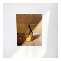 (Card)ins Morandi bottle Coffee shop Bed and breakfast decoration card Grid wall decoration card posing props