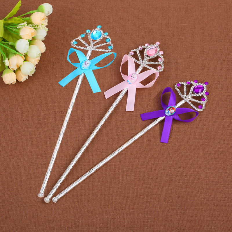 Sophia Princess Vương miện Mũ phụ nữ Kho báu của phụ nữ Trẻ em Hàn Quốc Crystal Diamond Crown Vương miện headband Với Trượt răng kẹp tóc hàn quốc