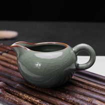 Dragon Quanqing Porcelain Ice Cracks Fair Cup ceramic Kung fu Tea Accessories Sub tea instrumental Gongcup Uniform Cup Instrumental tea Sea