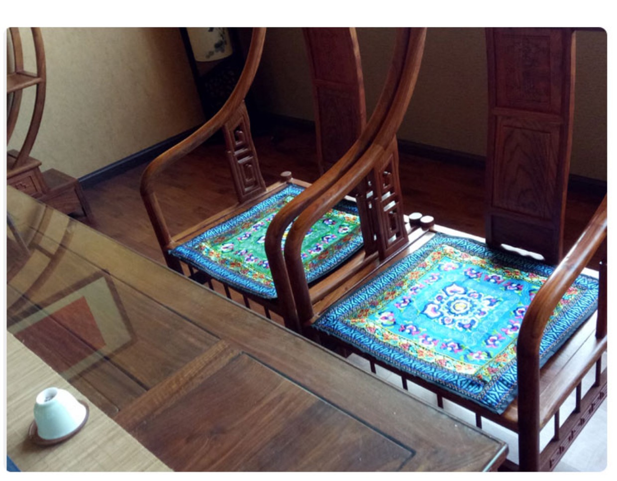 Đệm gió quốc gia đệm hơi thở xe hơi bốn mùa phổ quát Trung Quốc sofa đệm gối thêu gối đệm nệm lót ngồi
