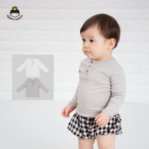 New baby clothes spring and autumn baby base shirt coat boys and girls long sleeve T-shirt 2019 spring and autumn new Korean version